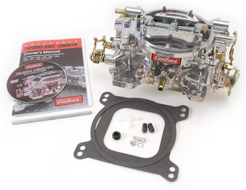 Edelbrock 1404 - Carburetor, Performer Series, 500CFM, Manual Choke