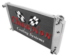 Champion aluminium radiateur 4row core