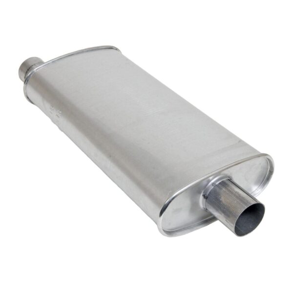 Thrush Turbo Mufflers 17718 02 Thrush Turbo Muffler 2,5 inch  25 Inch Overall Length
