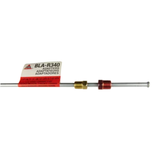 Steel Brake Line Adapter, 3/16" x 8" (3/8-24 Inverted)(7/16-24 Inverted)